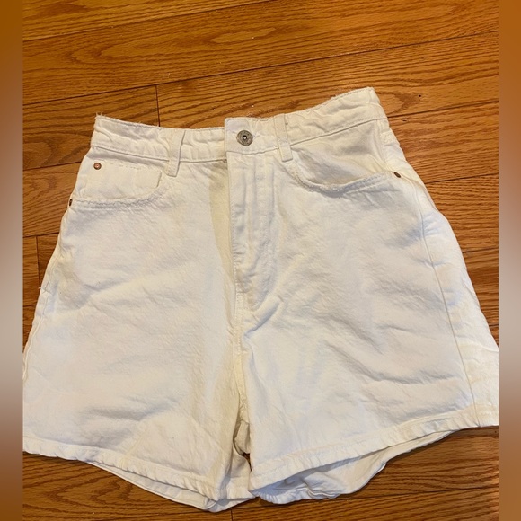 Zara Shorts Zara High Waisted Jean Shorts Poshmark